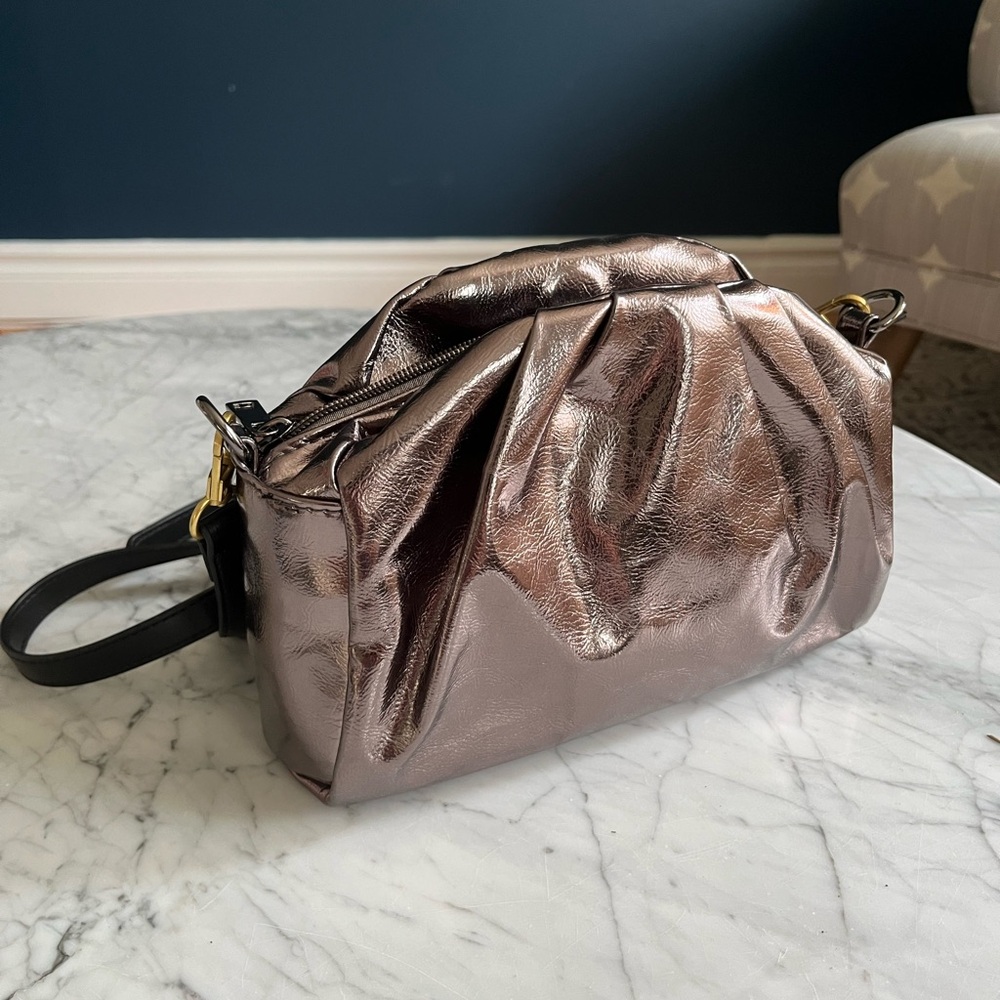 Reitmans Brown Clutch with Sleek Modern Design